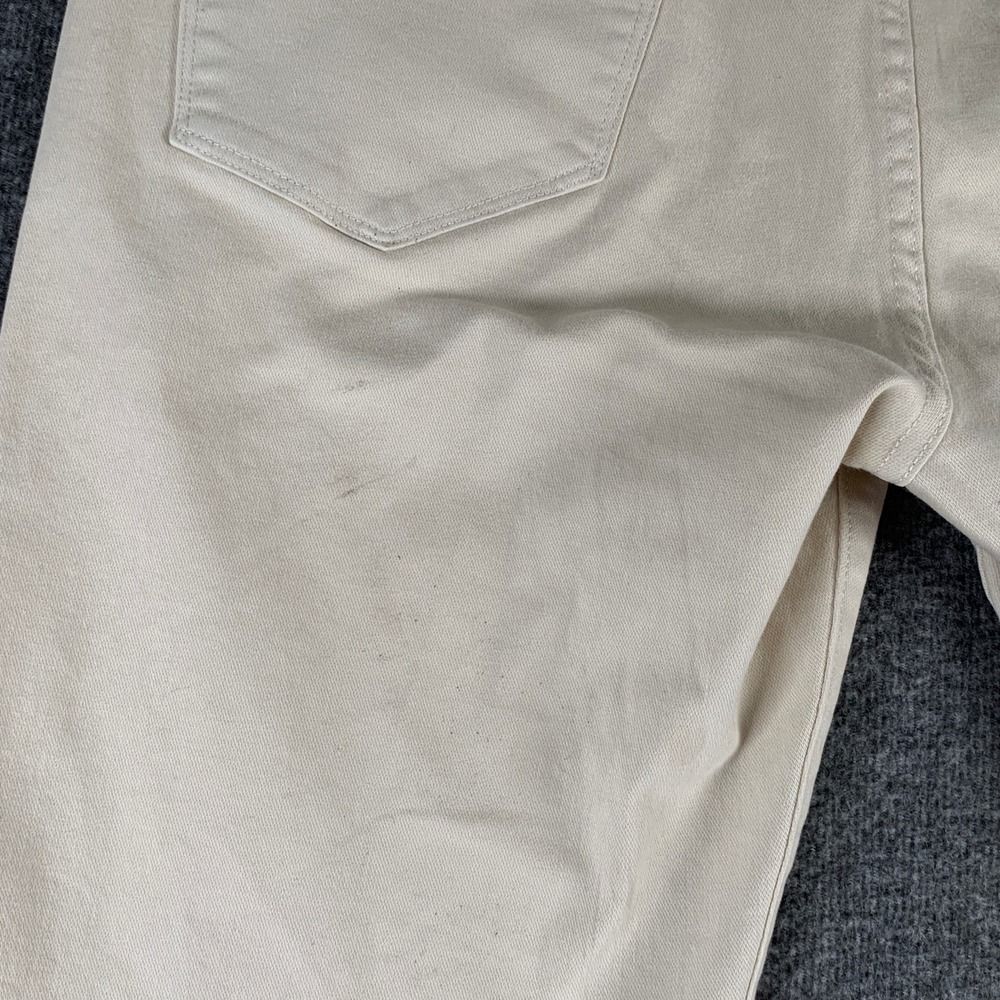 Todd Snyder Jeans Men 33x32 Cream Stretch 5 Pocket Pants Modern - Picture 14 of 16
